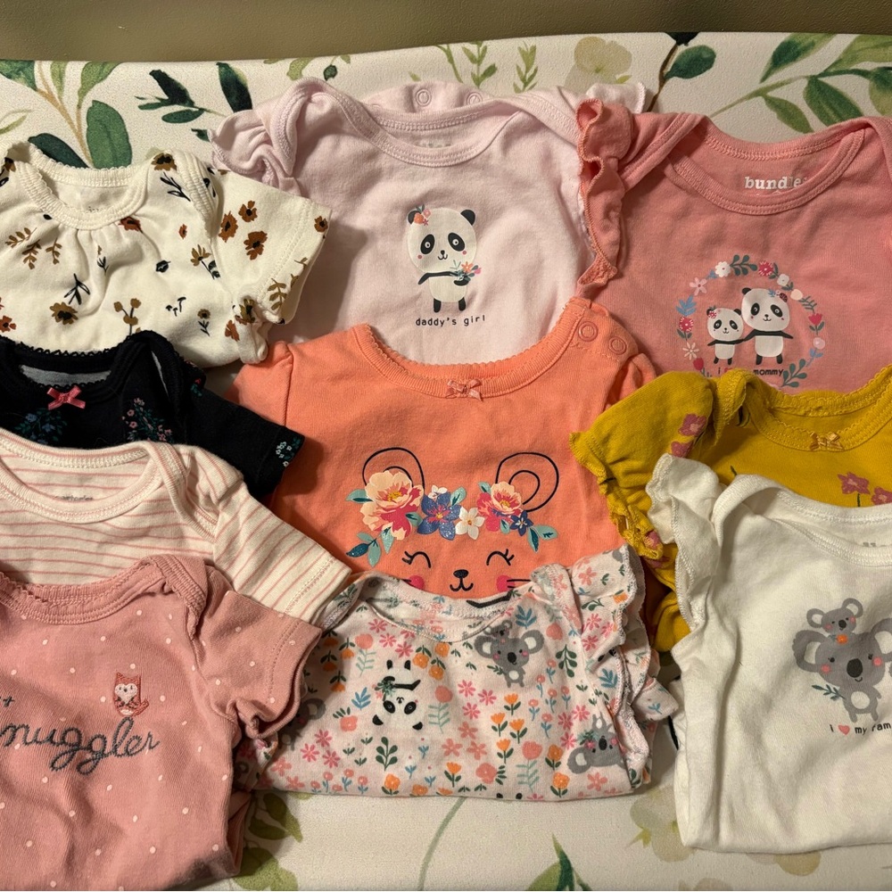 0-6month baby girl lot